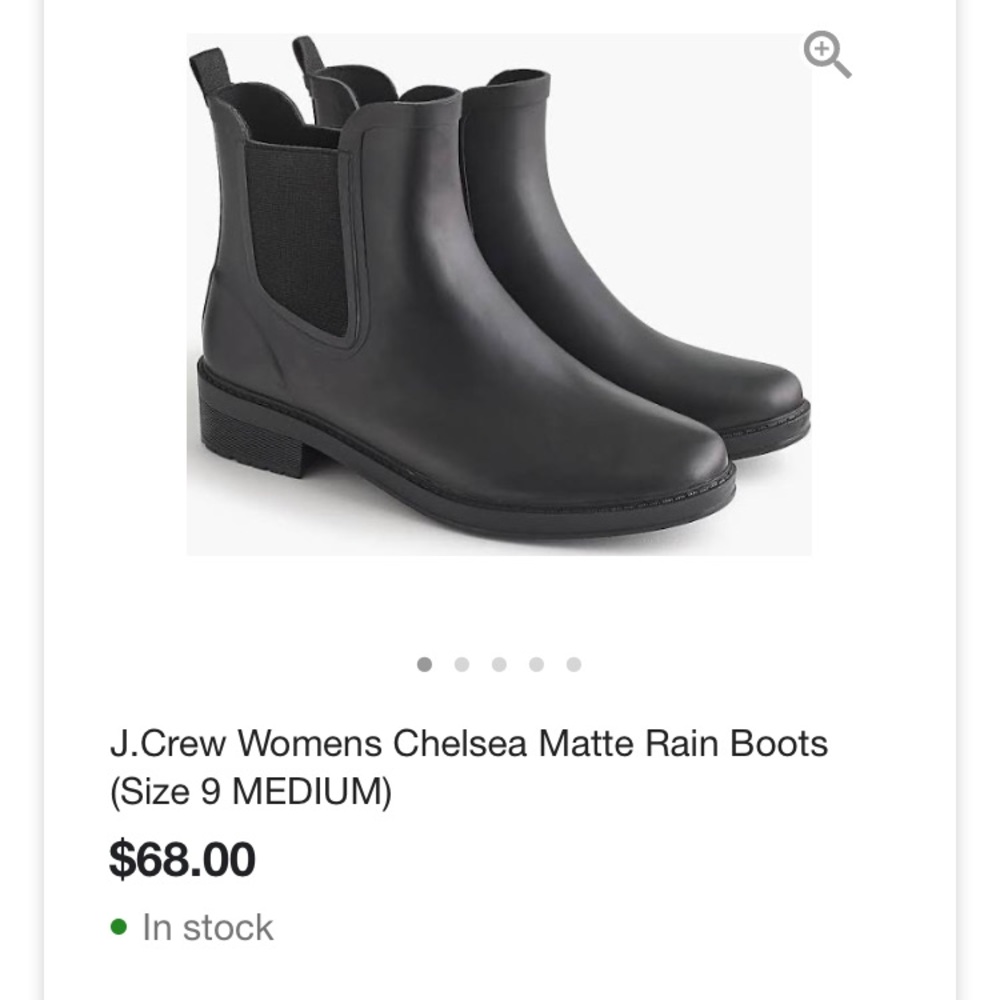 J Crew Rain Booties